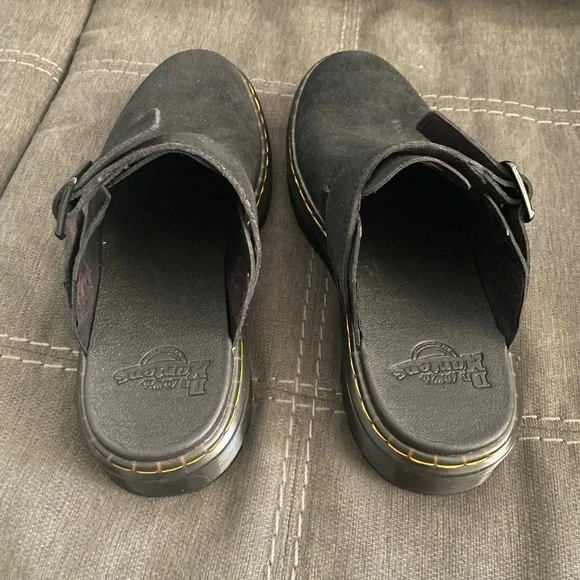 Dr. Martens Black Suede Shoes - Picture 4 of 6